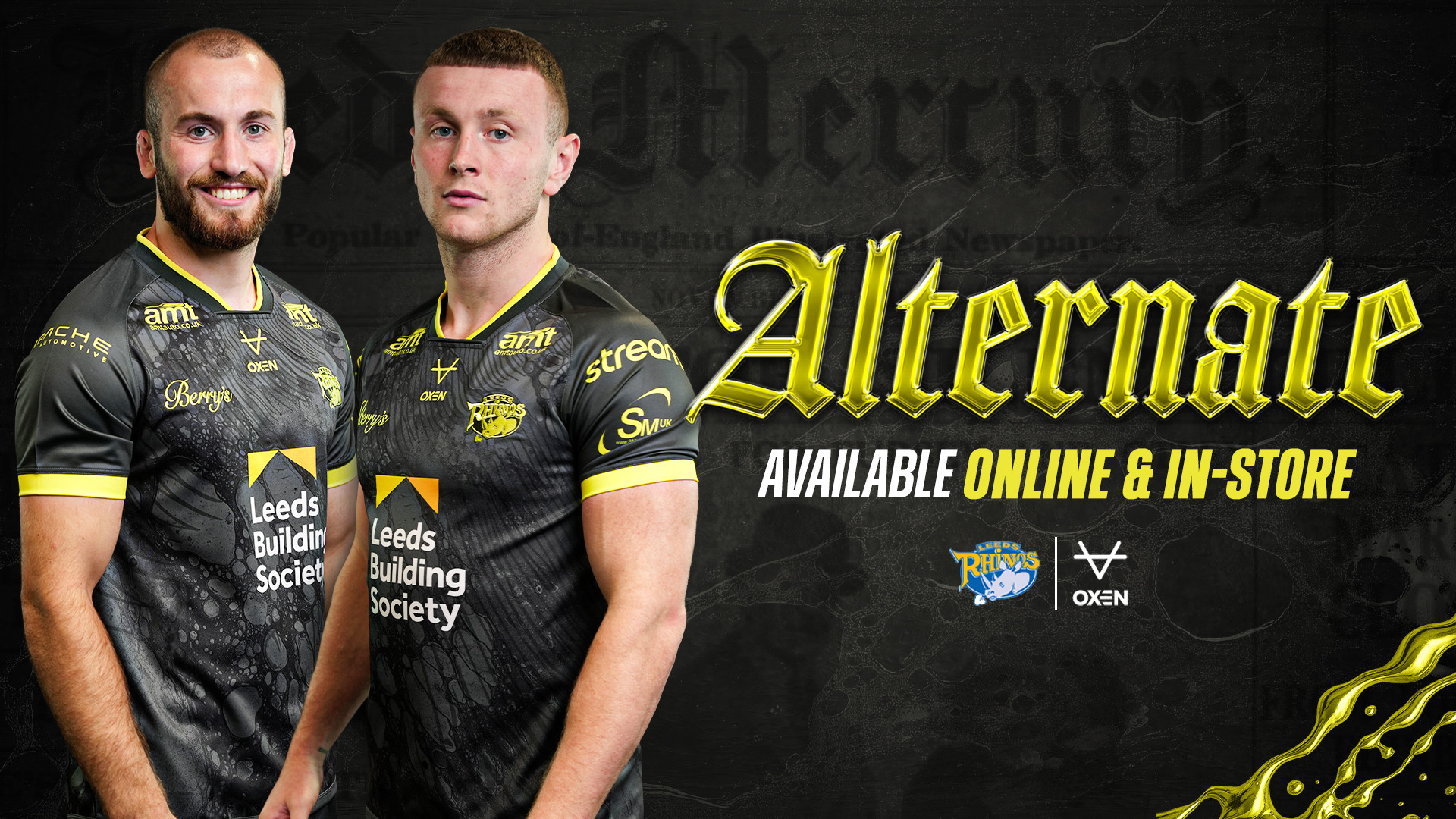 Bold new look with historic twist for Rhinos