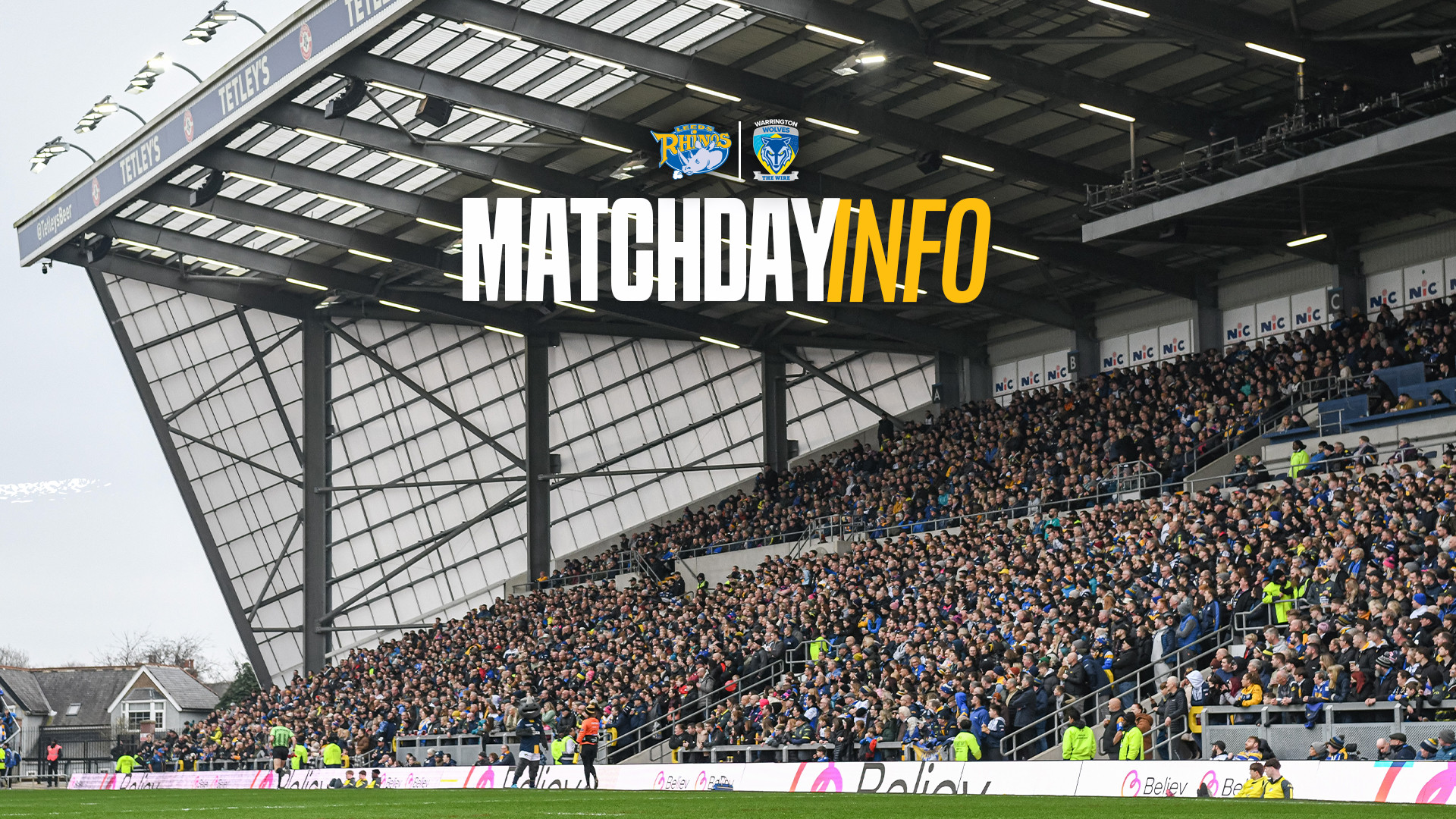 Match Day Info - Warrington Wolves