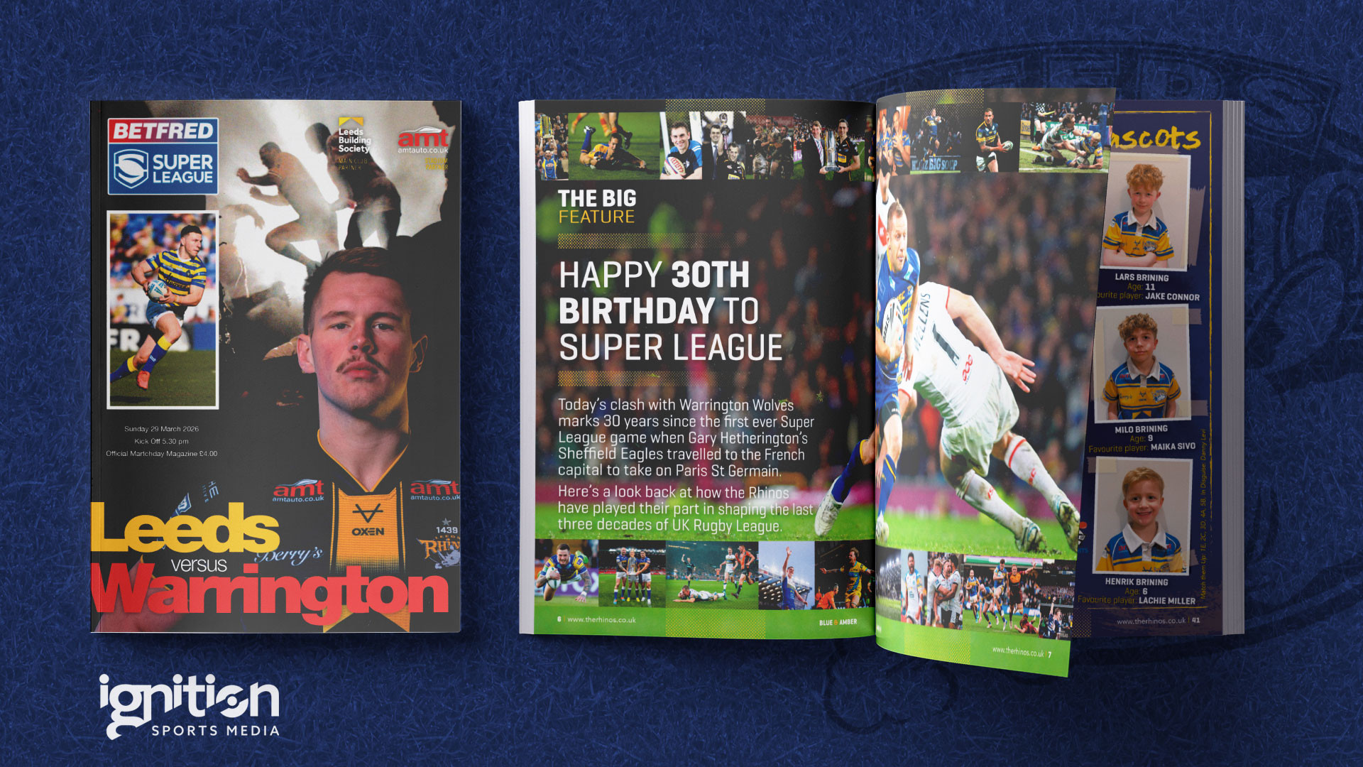 Get the 1996 throwback edition of Blue & Amber at today's game!