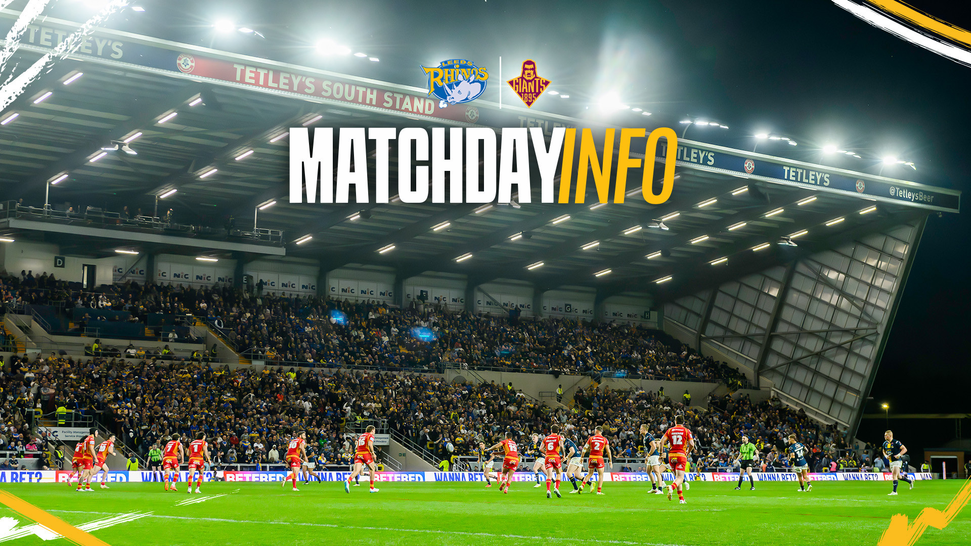 Huddersfield Giants - Matchday information 