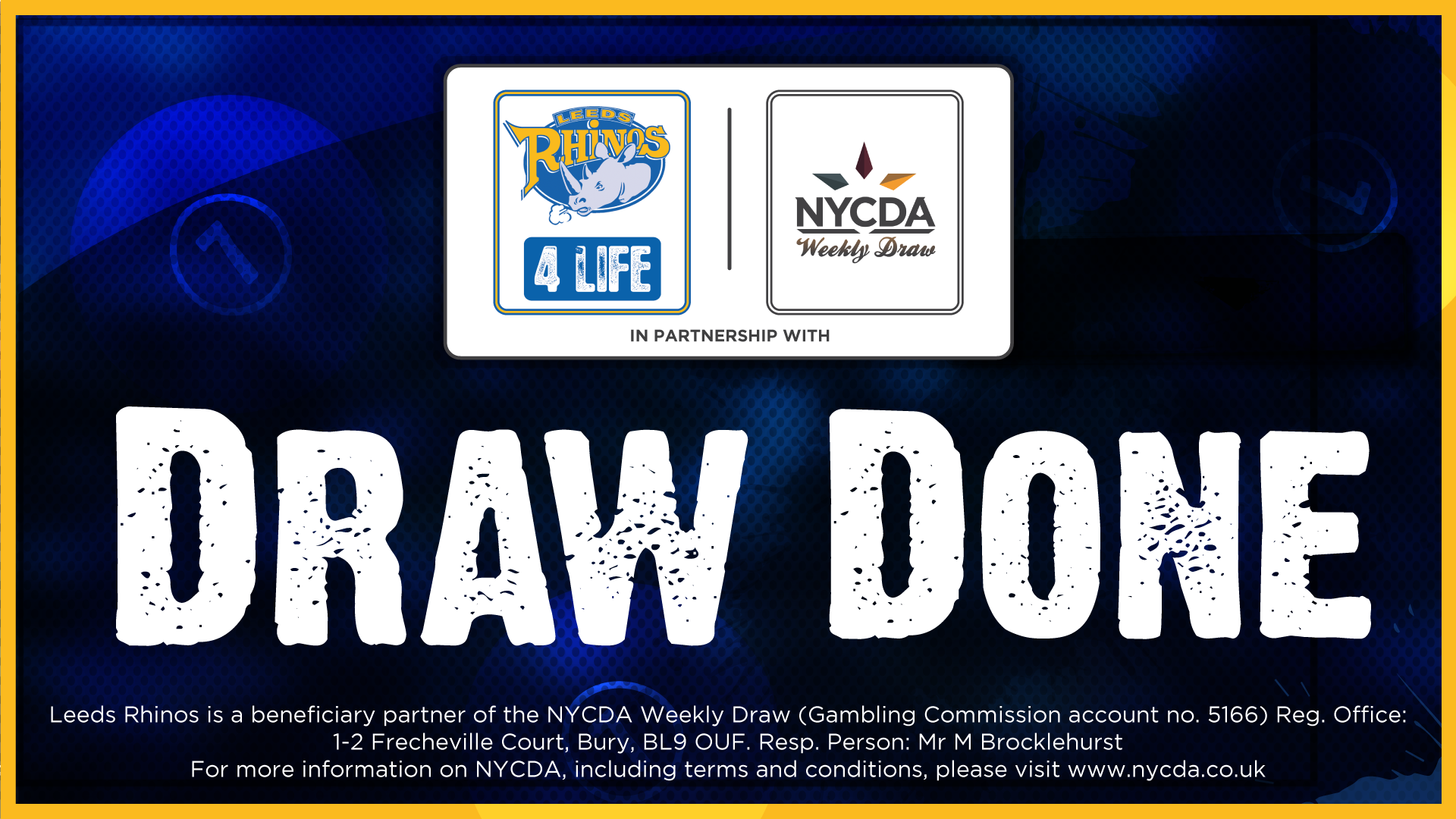 Rhinos 4 Life  - Week 6 Results