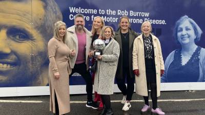 Celebrities put on their dancing shoes for Rob Burrow at Blackpool Strictly Ball fundraiser