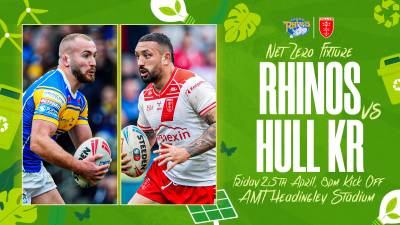 Leeds Rhinos mark journey to net zero with special celebration