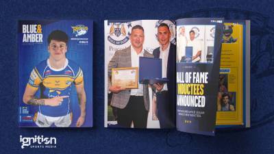 Get the latest edition of Blue & Amber at tonight’s game!
