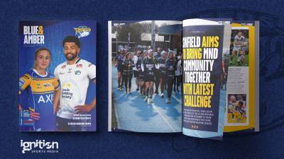 Get the latest edition of Blue & Amber at today's game!
