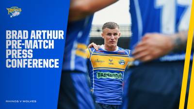Brad Arthur pre-match press conference