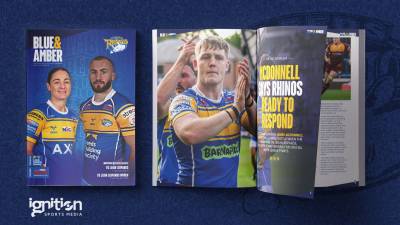 Get the latest edition of Blue & Amber at today's game!