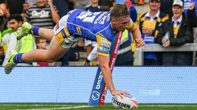 Match Action: Leeds Rhinos v Salford Red Devils