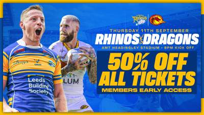 50% of Catalans tickets for limited time only