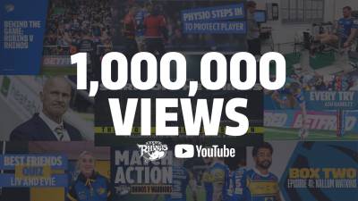 Rhinos hit one million YouTube views in record time