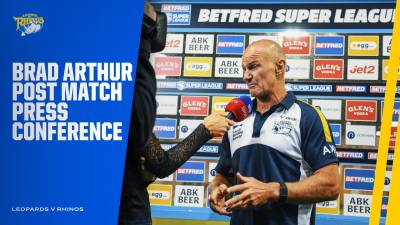 Brad Arthur post match press conference in full