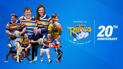 Leeds Rhinos Foundation Celebrate 20 year anniversary