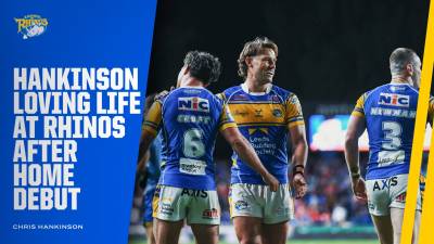 Hankinson loving life at the Rhinos