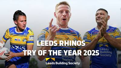 Vote for the Leeds Building Society Leeds Rhinos Try of the Year