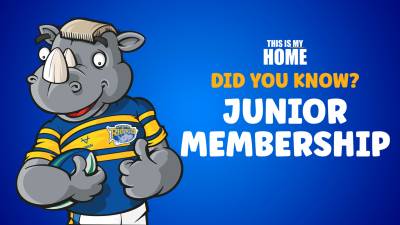 Did You Know – Leeds Rhinos Junior Membership