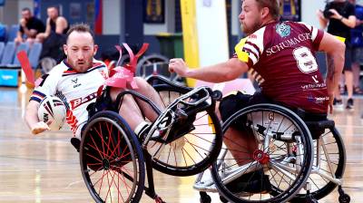 Collins stars in England Wheelchair win over Queensland