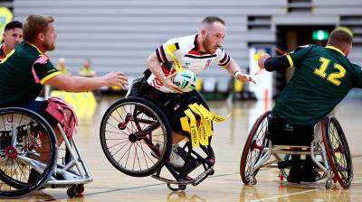Collins helps England Wheelchair to Ashes Test win on the Gold Coast.