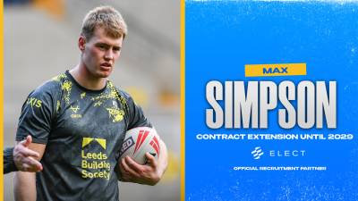 Rising Star Max Simpson on New Three-Year Deal