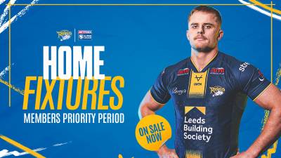 Home fixtures now on sale for Members Priority Period 