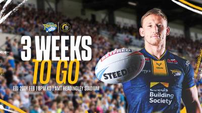 Three weeks to go until Home Opener!