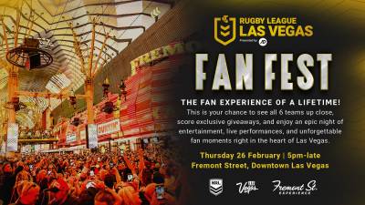 NRL reveal Fan Fest events for Las Vegas week