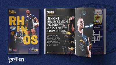 Get the new edition of Blue & Amber at today's game!