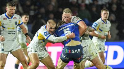 Match Action: Wakefield Trinity v Leeds Rhinos