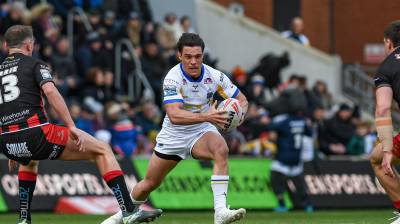 Match Action: Leeds Rhinos v Warrington Wolves