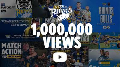 Rhinos smash through million mark in record time for second successive year