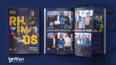Get the new edition of Blue & Amber at today's game!