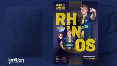 Get the new edition of Blue & Amber at today's game!
