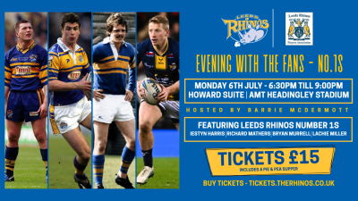 Join us for a brilliant night with our full back stars