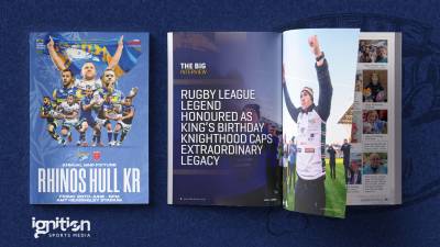 Get the new edition of Blue & Amber at today's game!