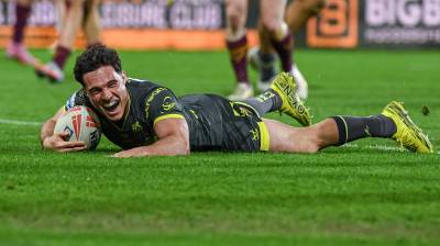 Catalans Dragons 6 Leeds Rhinos 28