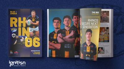 Get the new edition of Blue & Amber at today's game!