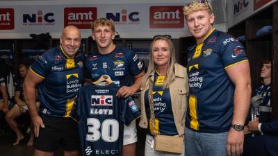 Debutant Lloyd proud to make his Rhinos bow