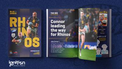 Get the new edition of Blue & Amber at today's game!