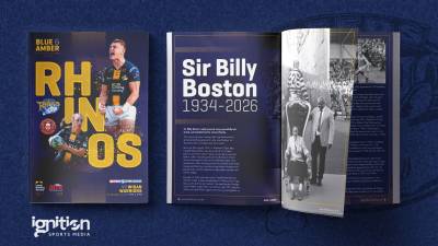 Get the new edition of Blue & Amber at today's game!